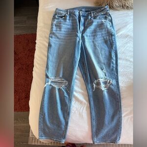 Distressed Blue Jeans - American Eagle